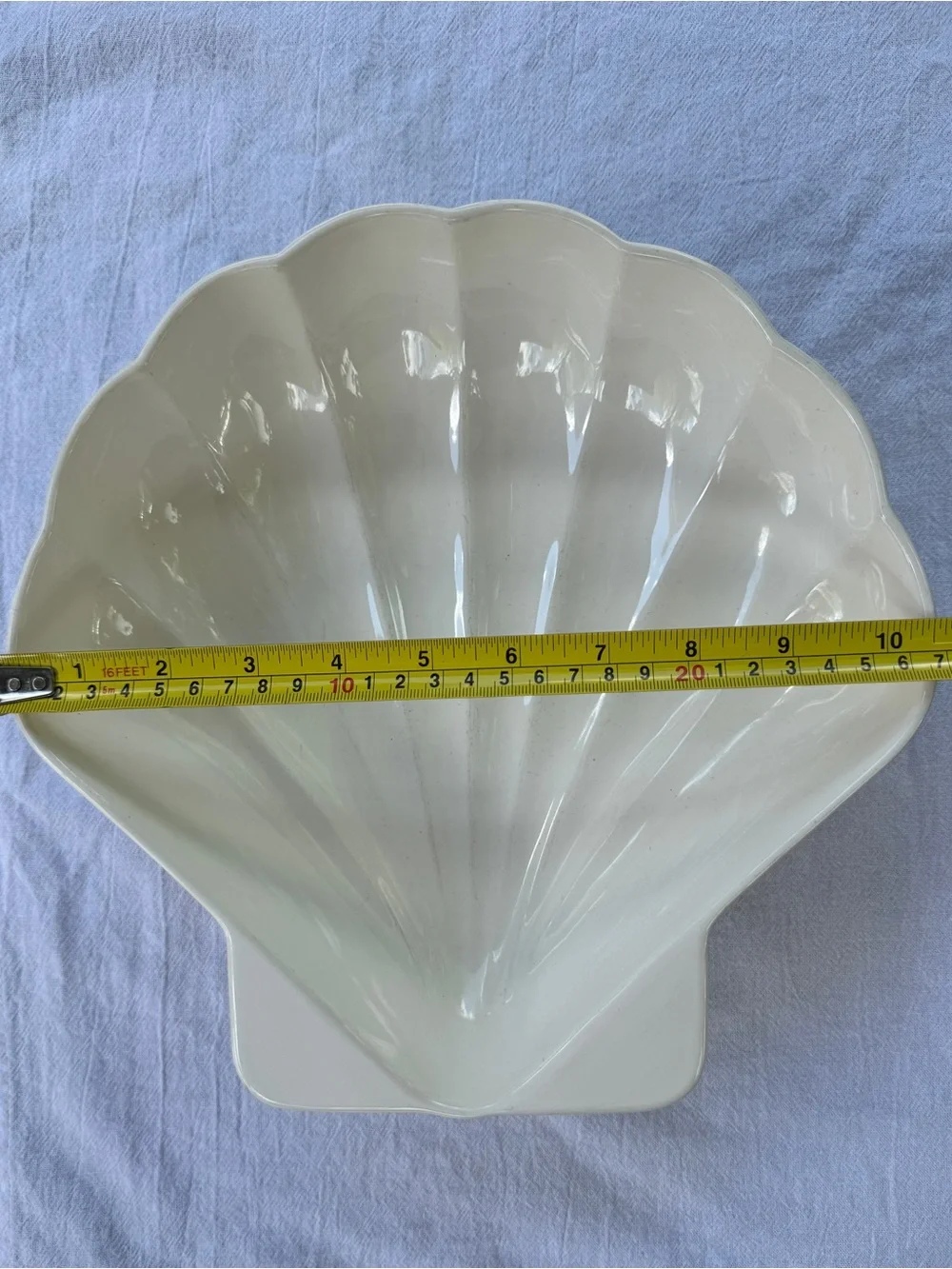 Vintage Pfaltzgraff Seashell Pottery Large Serving Dish 10.5